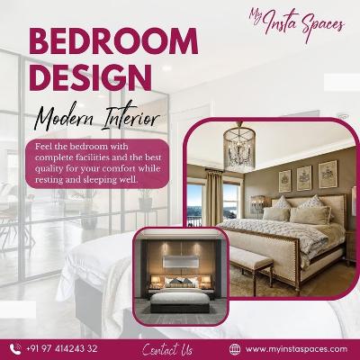 ✨ Redefine comfort with our Modern Bedroom Interiors! 🛏️